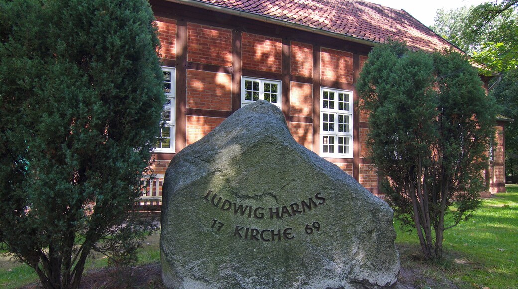 Ludwig-Harms-Kirche in Fuhrberg (Burgwedel), Niedersachsen, Deutschland.