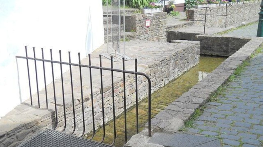 Ahr in Blankenheim, wenige Meter von ihrer Quelle entfernt