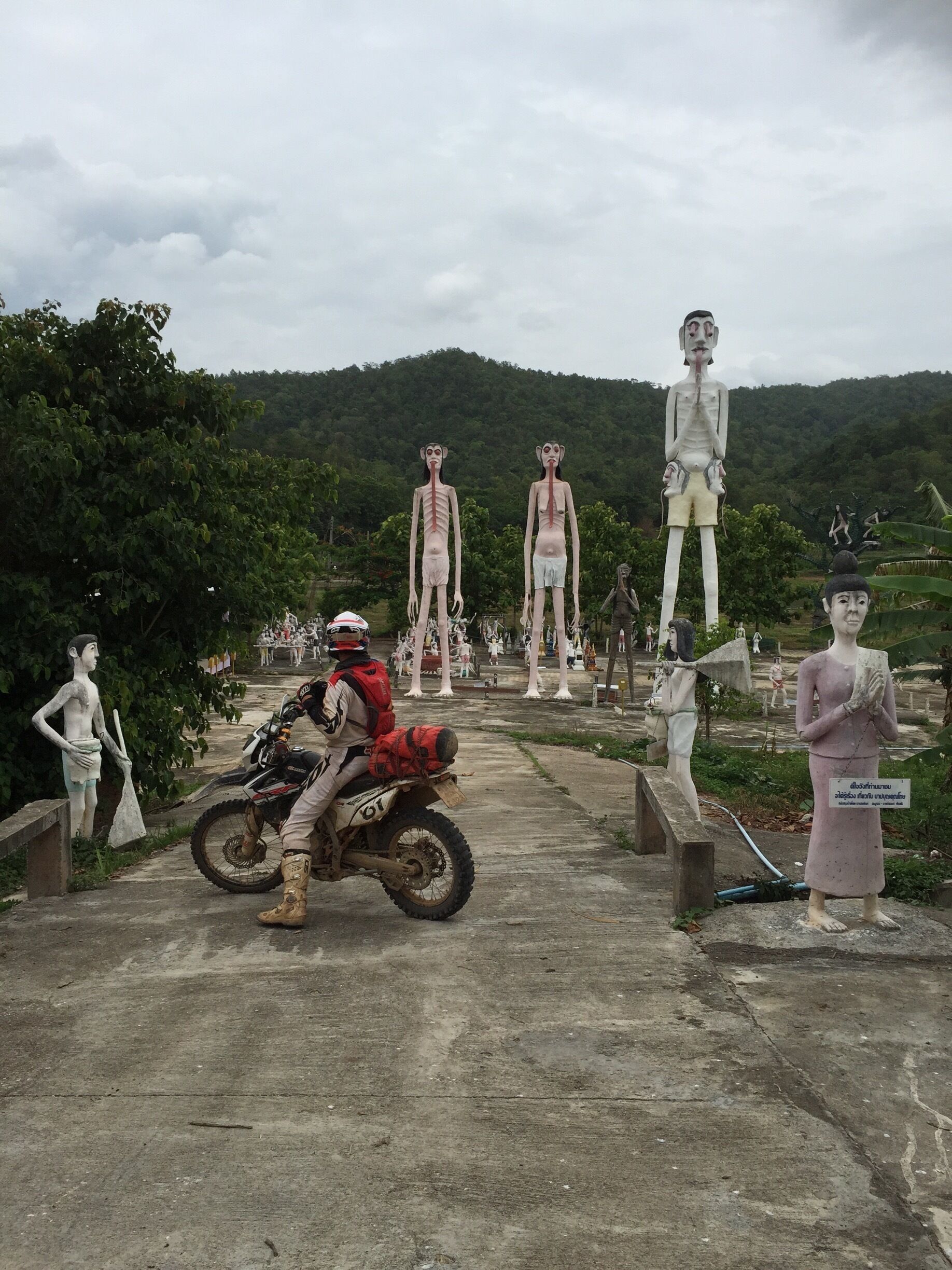 Weird things you come across when riding off road remote areas. 