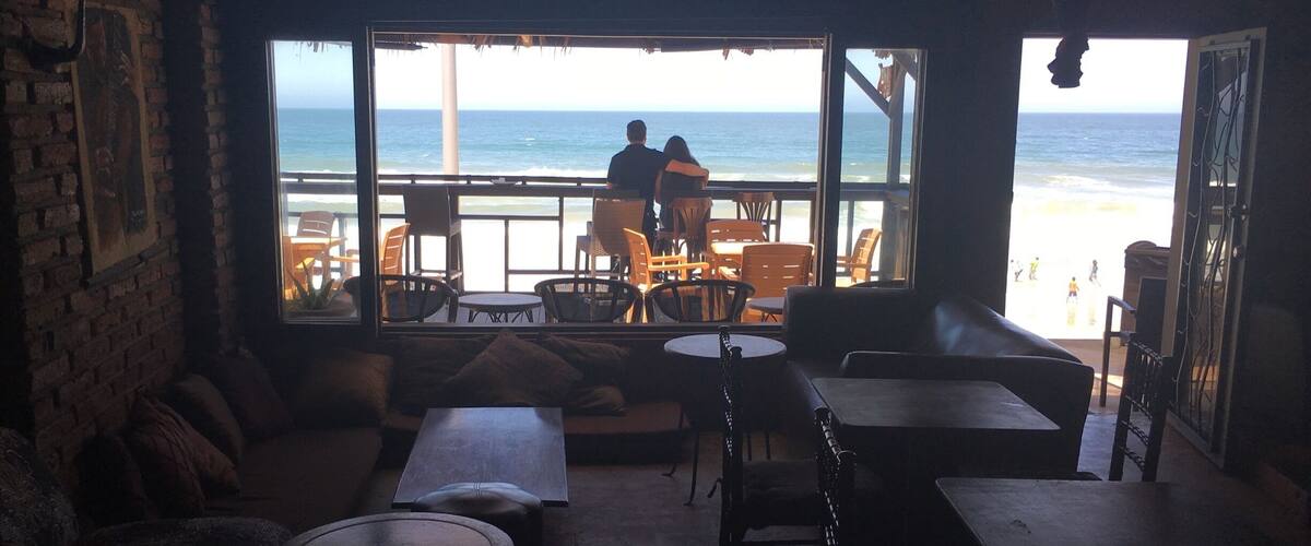 Peaceful cafe place to be enjoying a smoothie at playas de Tijuana #happyfathersday2016