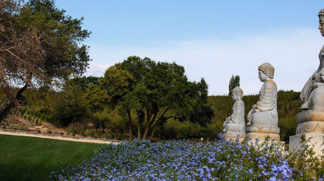 Buddha sculpture at Bacalhôa Buddha Eden, asian style garden, Quinta dos Loridos, Bombarral, Portugal, September 10, 2020