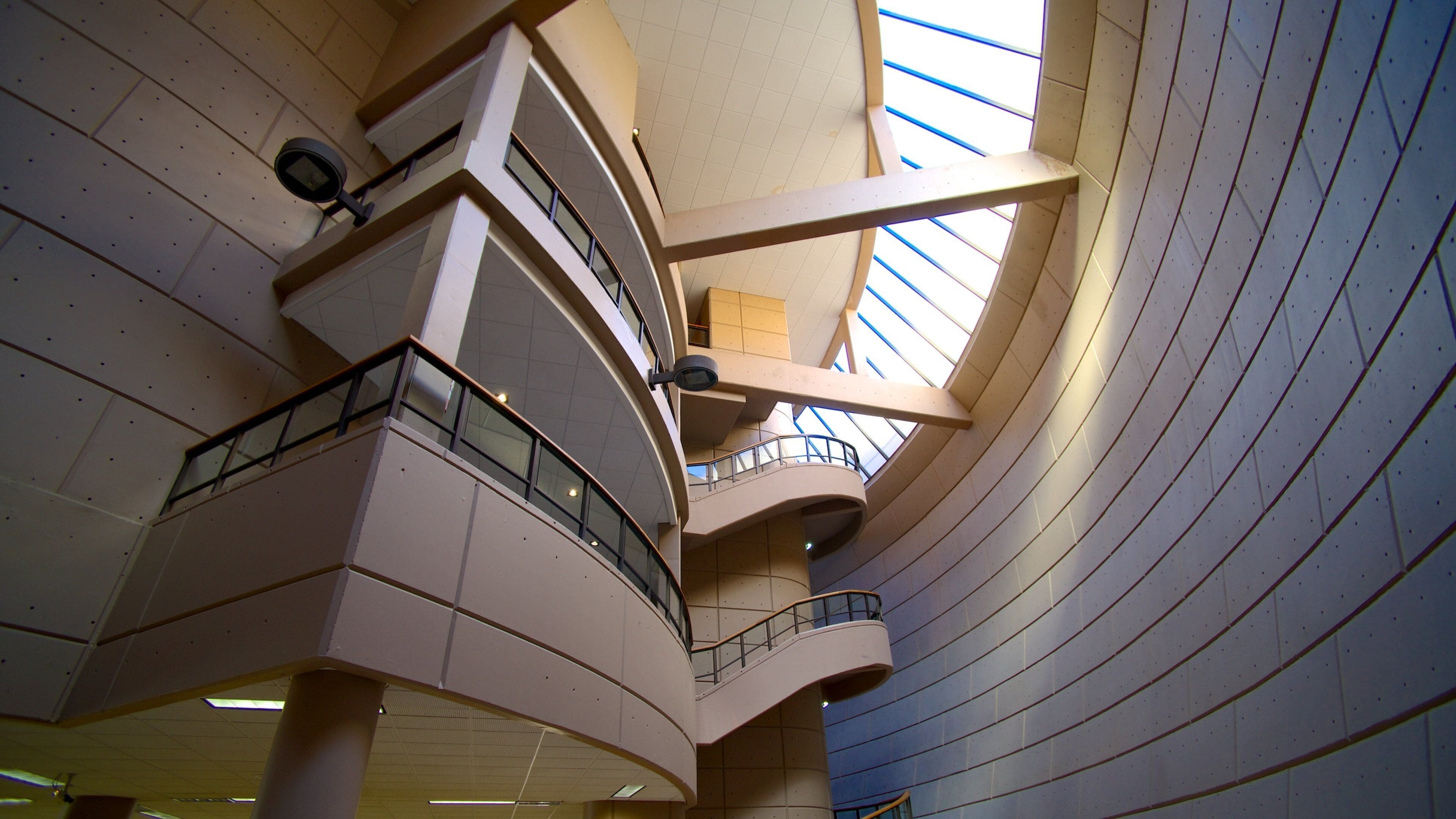 Centro Cultural Tijuana which includes modern architecture and interior views