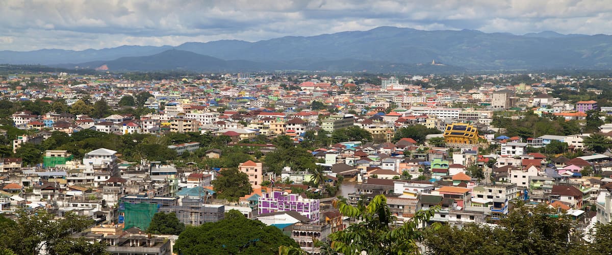 Tachileik from Mae Sai, Thailand