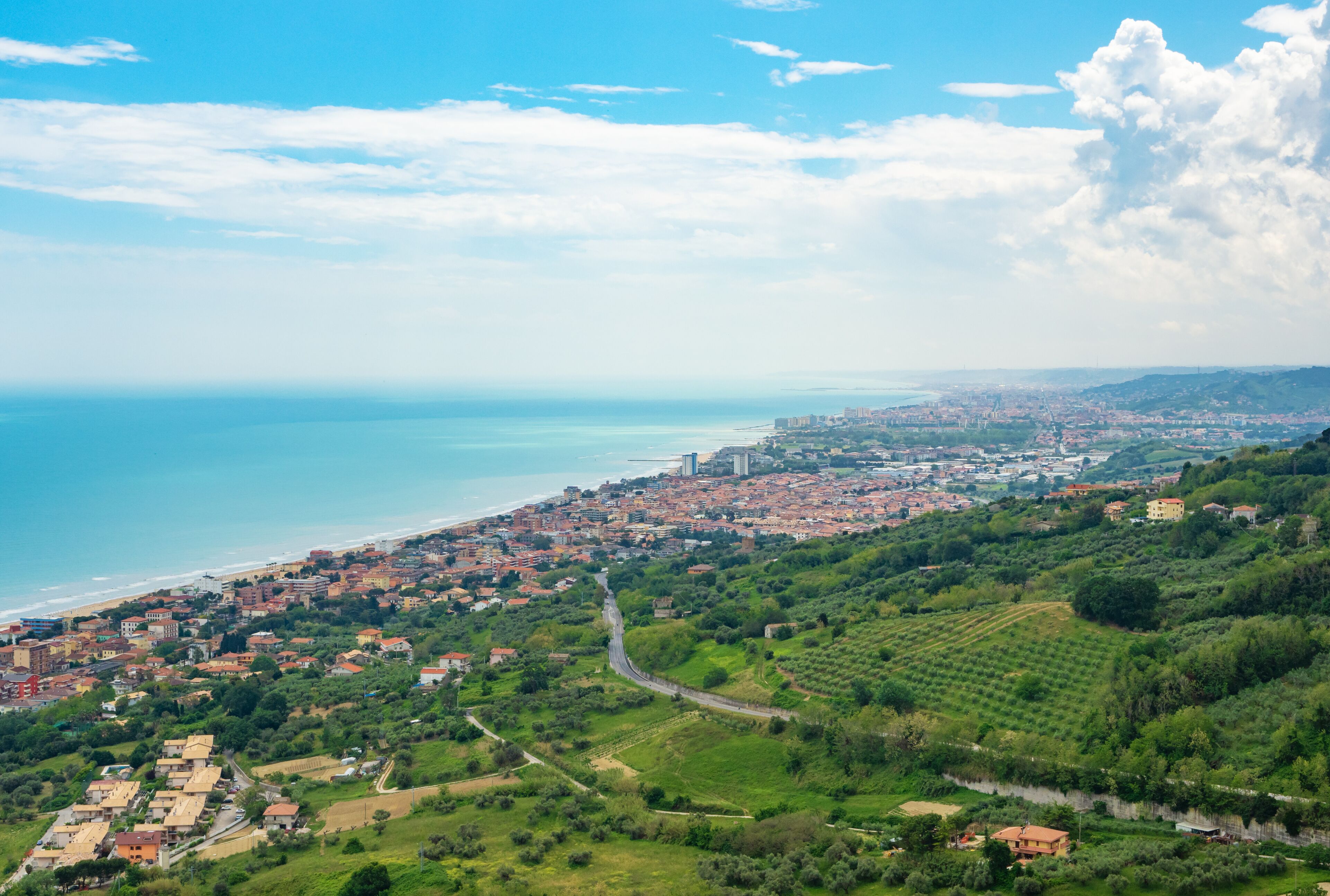 Silvi (Italy) - A small hilltop village with views of the Adriatic Sea, in the province of Teramo, Abruzzo region.