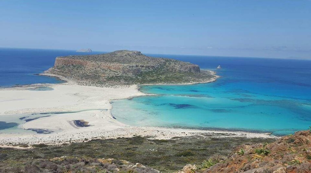 The paradise view of Balos Beach