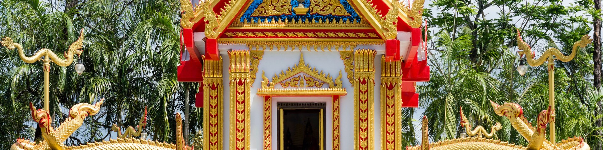 Wat Khlong Thom - traditional Thai Theravada Buddhism temple in Khlong Thom, Nuea, Krabi, Thailand