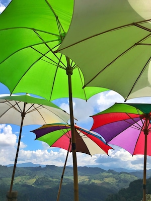 Top hill view at Baan Ja Bo, Mae Hong Son, Thailand #LifeAtExpedia