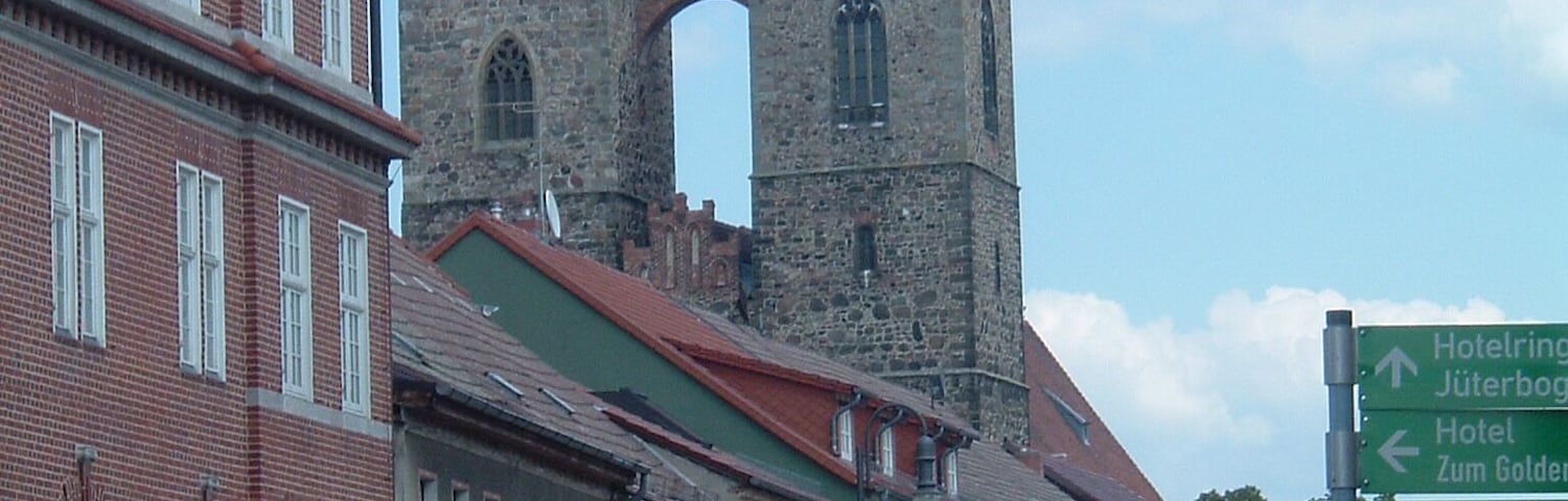 Jüterbog Zentrum Nikolaikirche Tetzelkasten