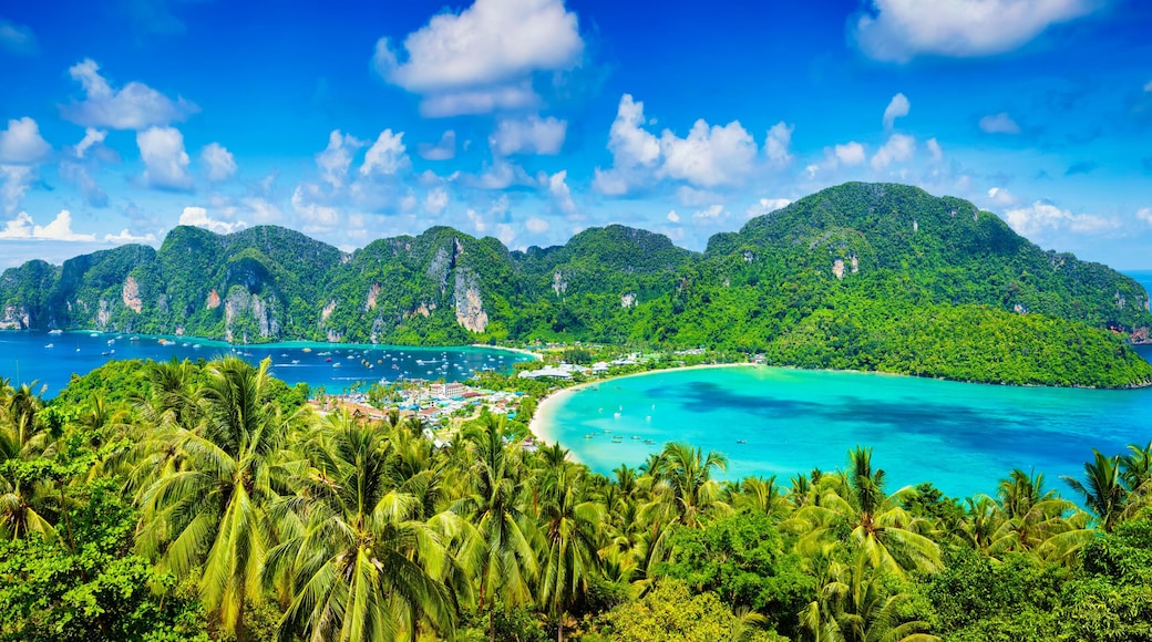 Panorama of tropical islands