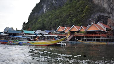 The Floating village in Thailand