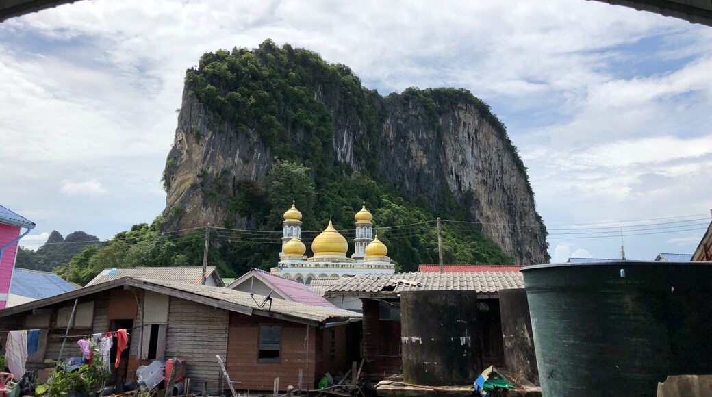 Stilted Sea Gypsy Village in Phuket, Thailand.