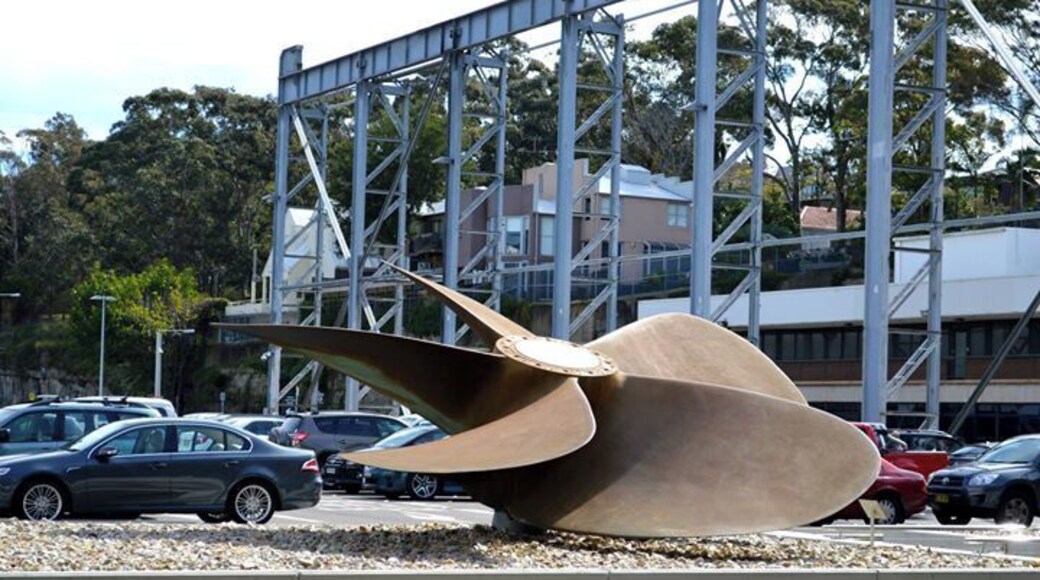 Was used to propel ships through the ocean... Now a sculpture... I found this really appealing to see.