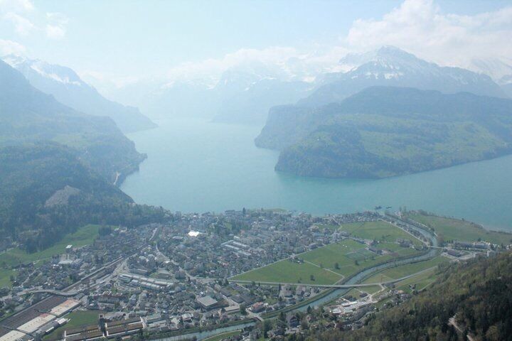Paragliding over Brünnen, Switzerland 
April 2011
