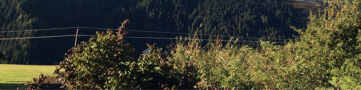 Nice weather in The Lesachtal Valley with fresh snow in october