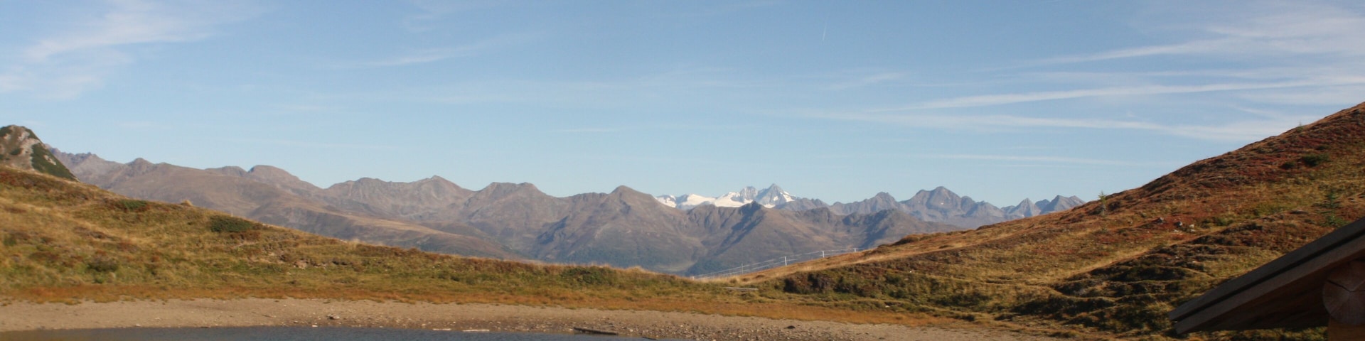 Nice view to the Grossglockner, the highest mountain of austria! Guided hiking tours in summer and winter