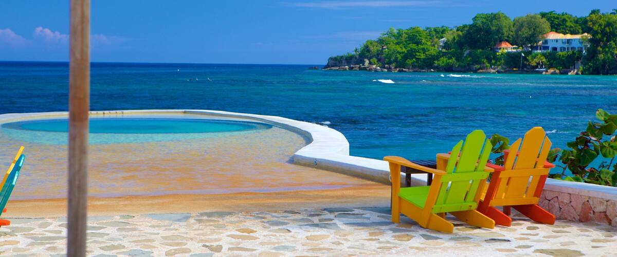 Boscobel featuring a pool and general coastal views