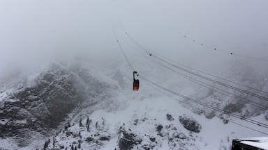 Situated in the idyllic town of Interlaken, Mt. Pilatus is a must visit. This picture taken in spring happens to be one my cherished travel memories, riding up to be in the clouds.