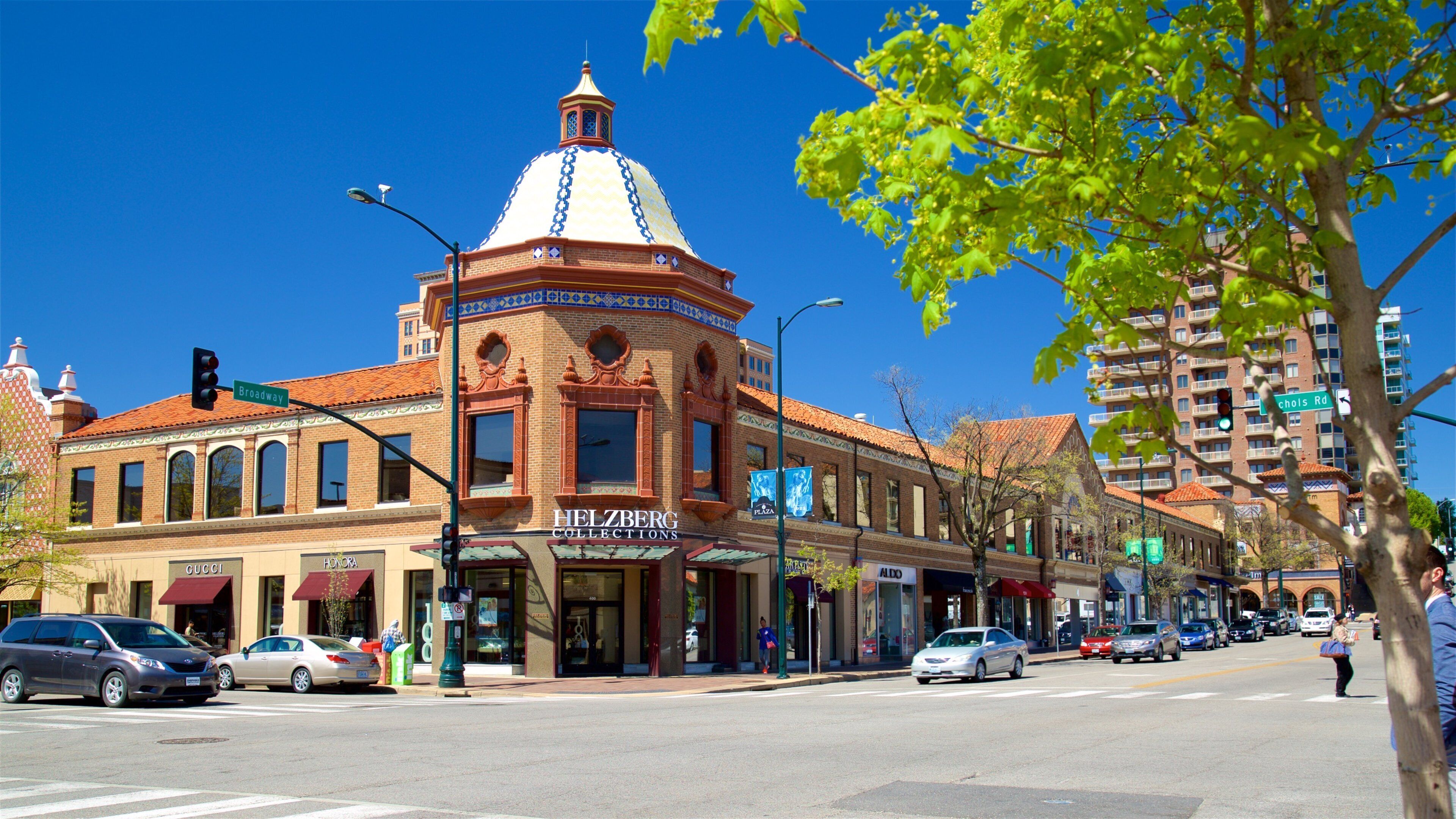 Country Club Plaza som inkluderer kulturarv