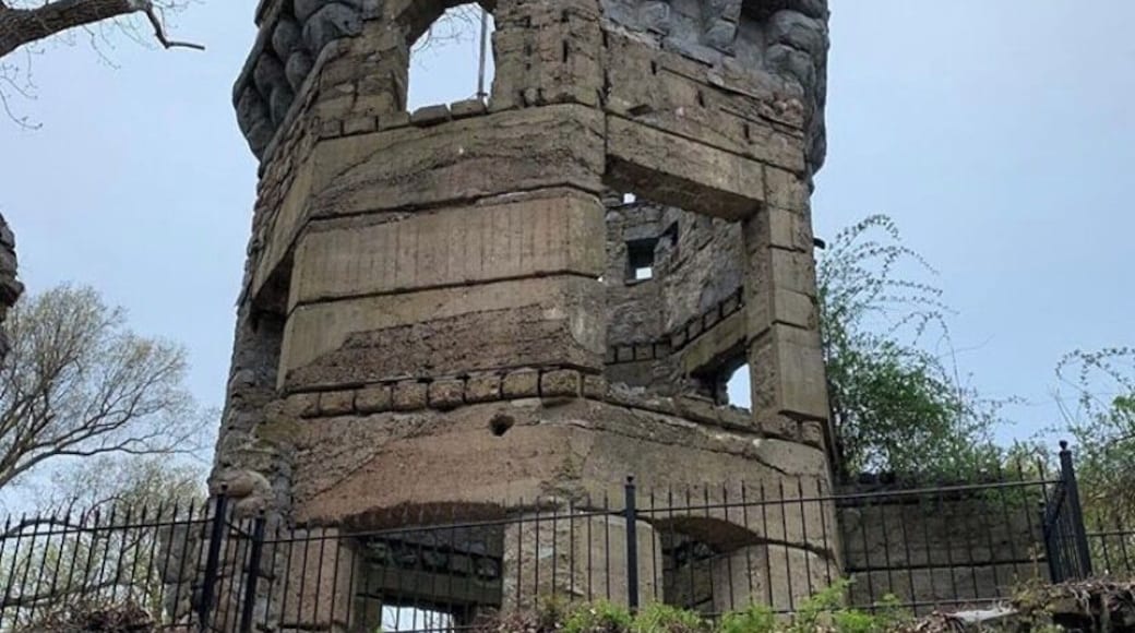 One of the coolest, moodiest places I’ve photographed. A bit difficult to find, but worth it! Ravens live inside a huge nest in the tower, and you can go inside what seems to be a bombed-out post-apocalyptic/ancient structure. Was a family estate, with only crumbling pieces left.