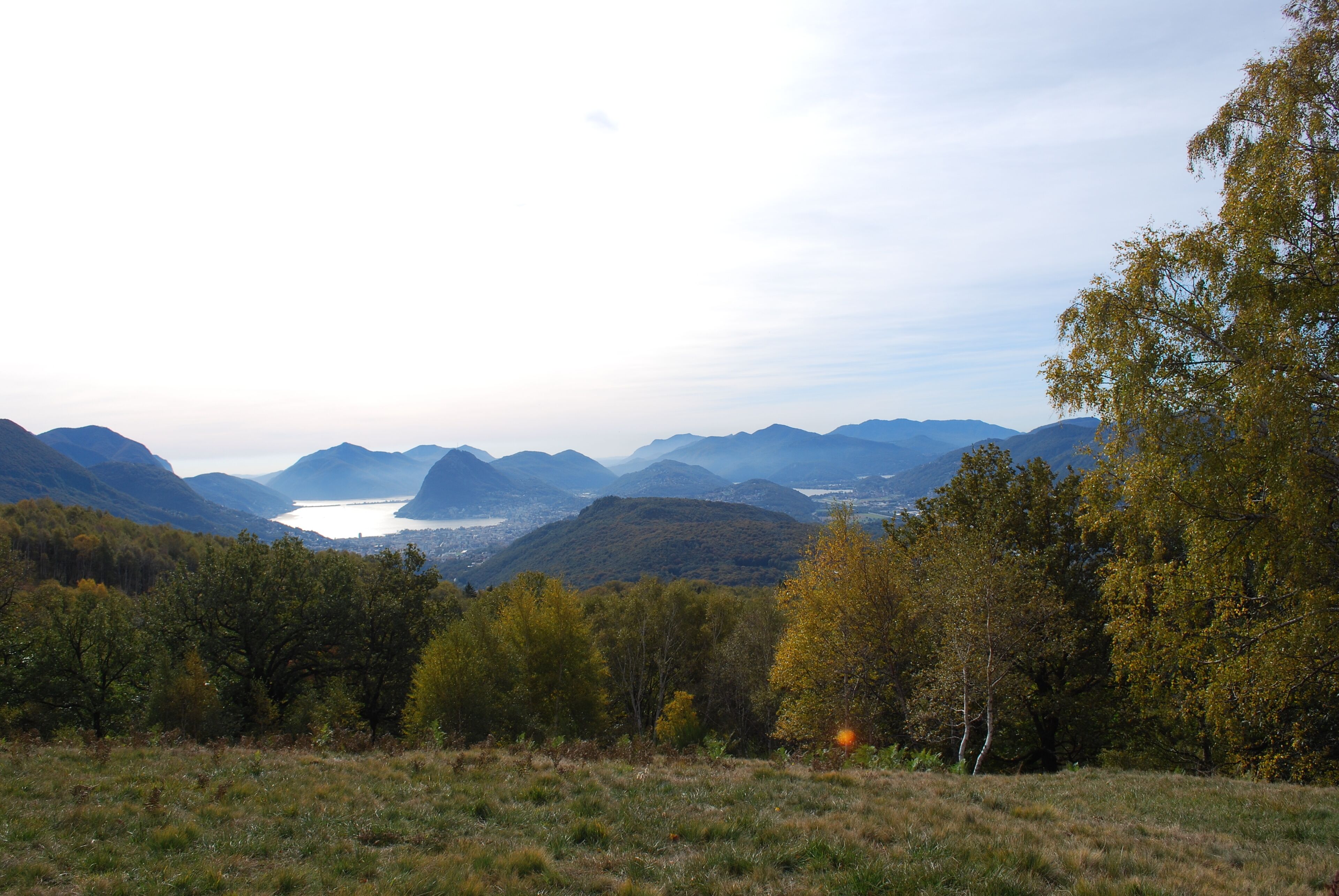 Il Luganese visto dai M.ti di Roveredo