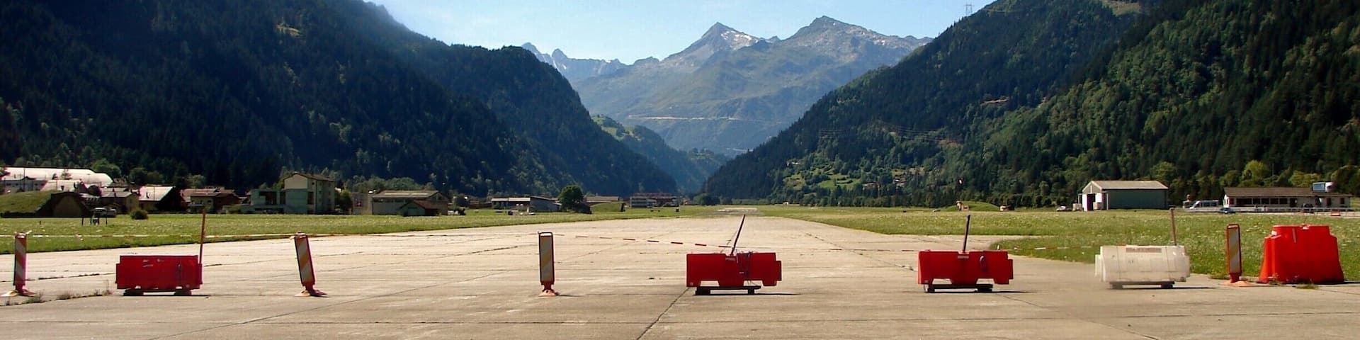 Great setting for an airfield