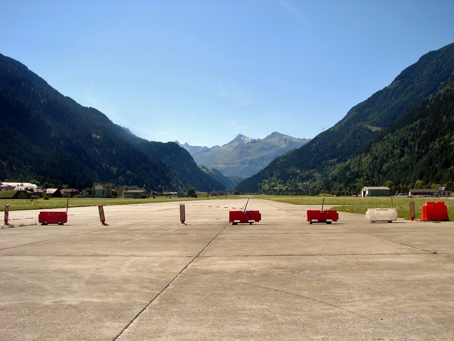 Great setting for an airfield