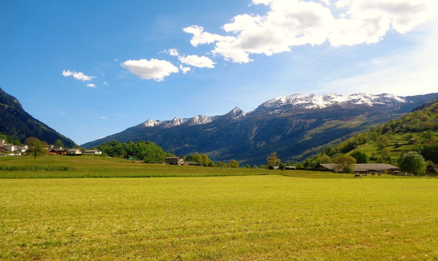 Springtime in Switzerland! Blenio consists of several villages and hamlets and offers breathtaking views. I'd say that Blenio was the most picturesque place I visited in Ticino, which is saying a lot, because there's so many beautiful places there!
