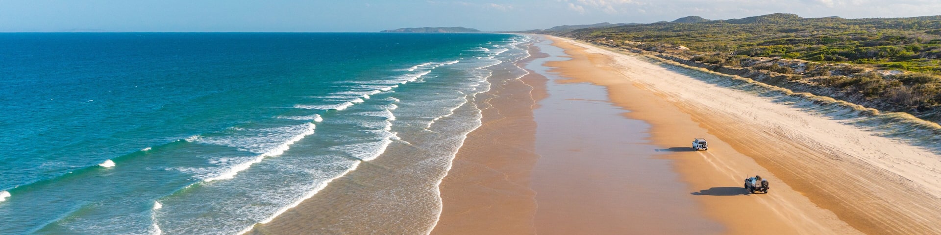 Byfield featuring 4 wheel driving, landscape views and a sandy beach