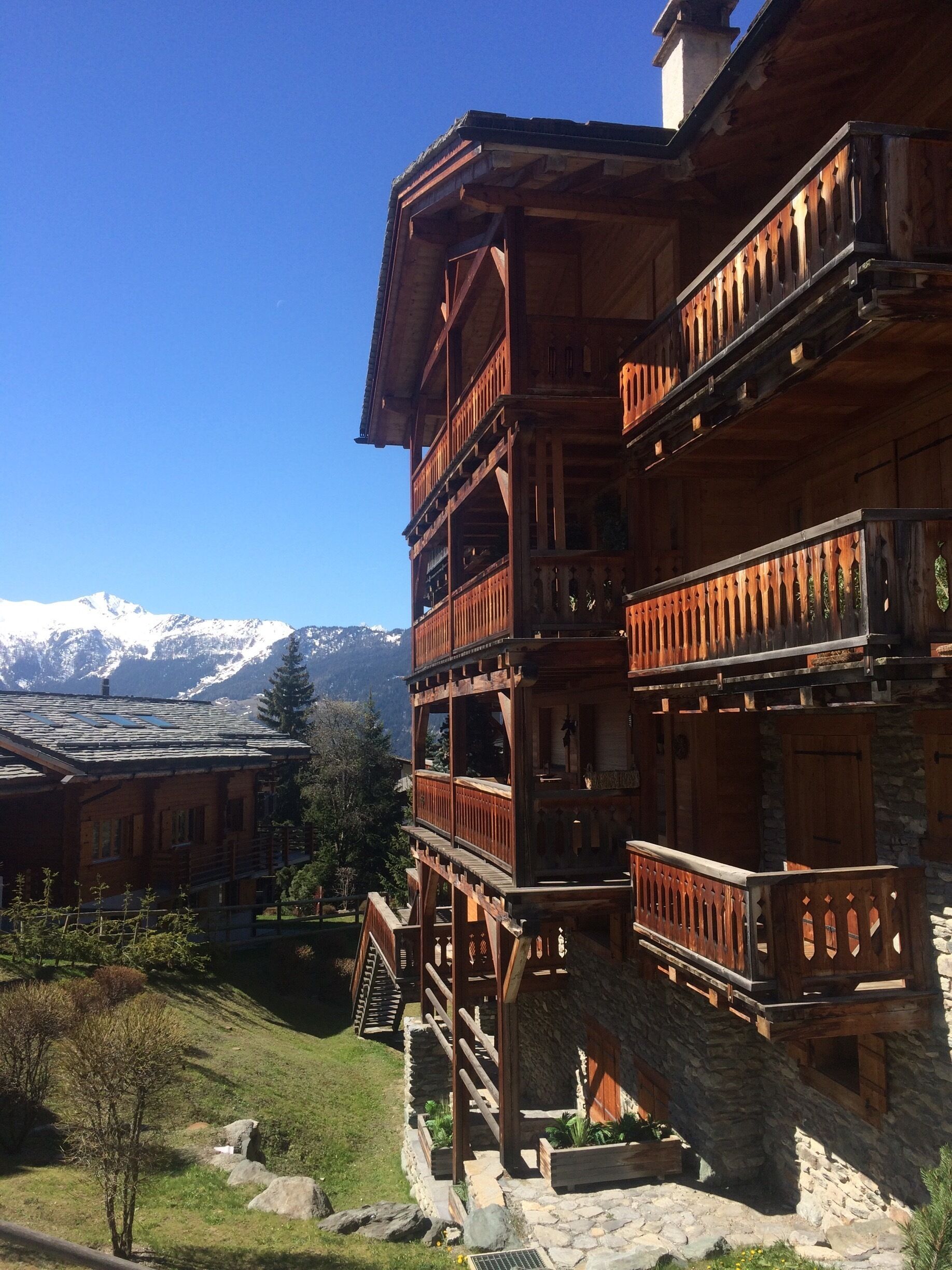 The town of Verbier, in the Swiss Alps, is usually associated with feet of snow and famous celeb spotting. But when the snow melts for Spring, it paints a different picture #SpringFun