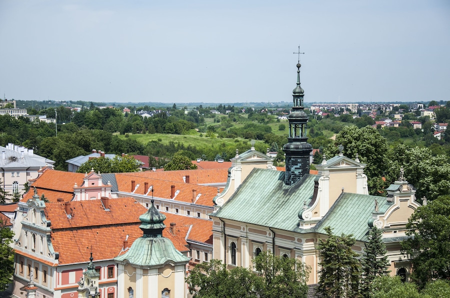 View of the town Sandomierz Poland; Shutterstock ID 662361055