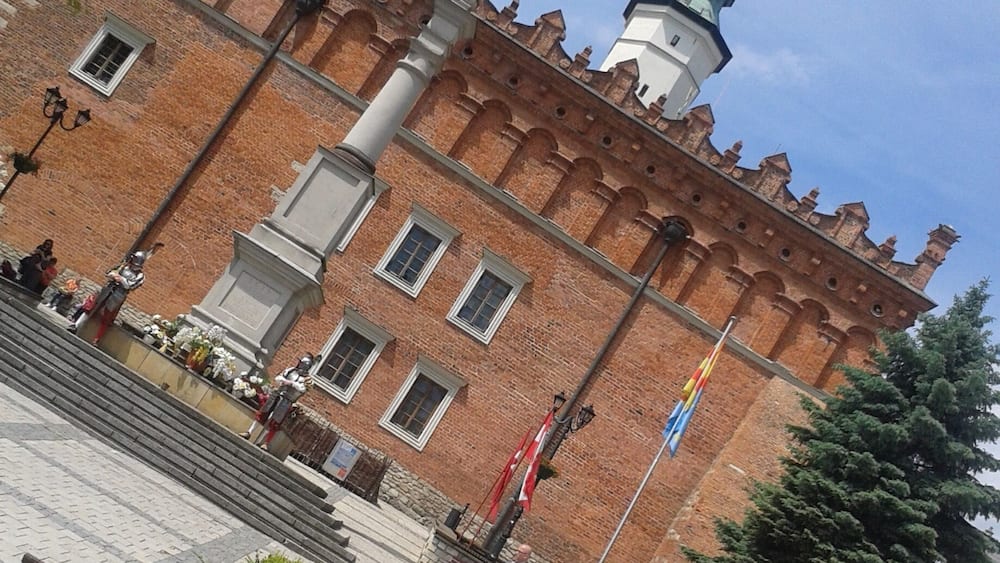 Main square in Sandomierz.