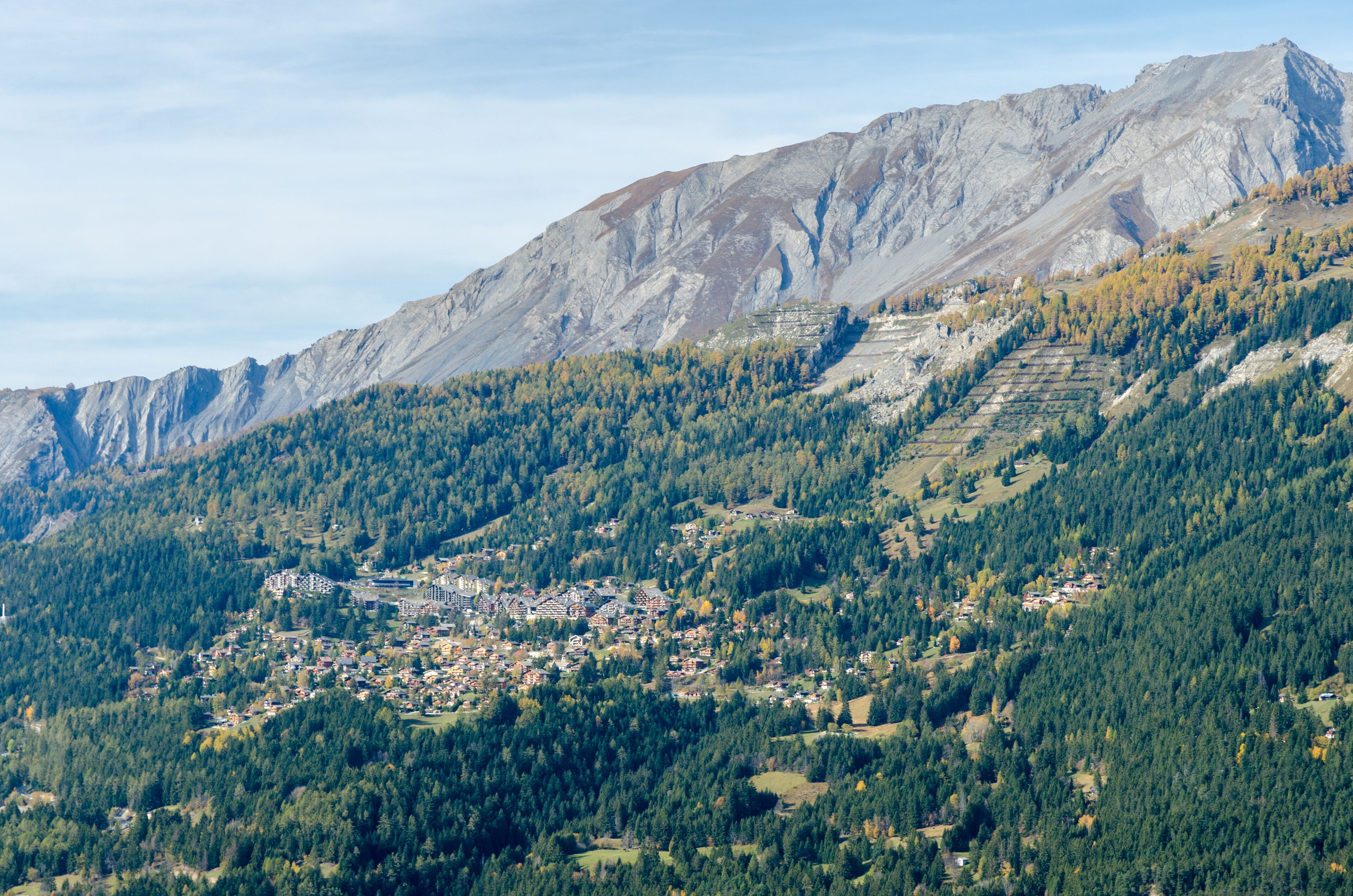 Vue sur Anzère Ayent, Suisse