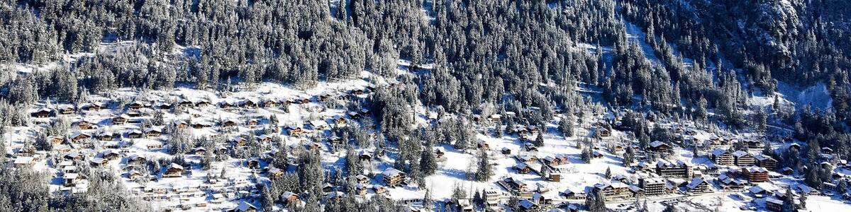 Champex-Lac is a nice quiet town for family skiing #snow #mountains