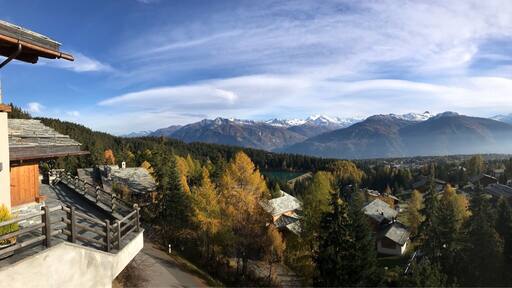 stunning view from the terrasse. Autumn 2017