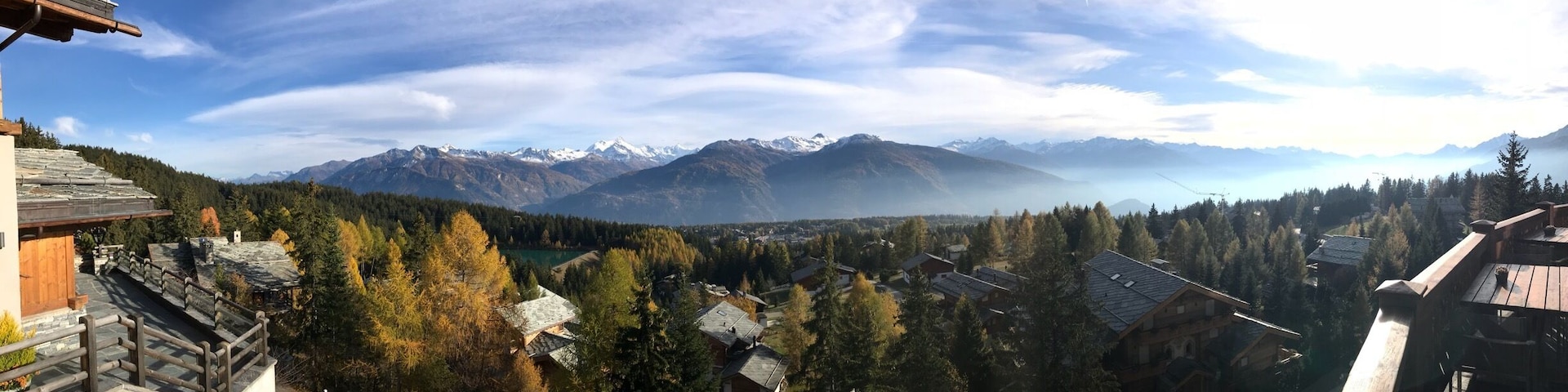stunning view from the terrasse. Autumn 2017