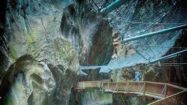 The amazing Gorges du Trient was carved into the rock of the Mont Blanc massif by the eponymous wild mountain stream. The 200 meter deep ravine is fascinating for climbers and nature lovers
Read More here:
http://imoutoftheoffice.com/the-gorges-du-trient/