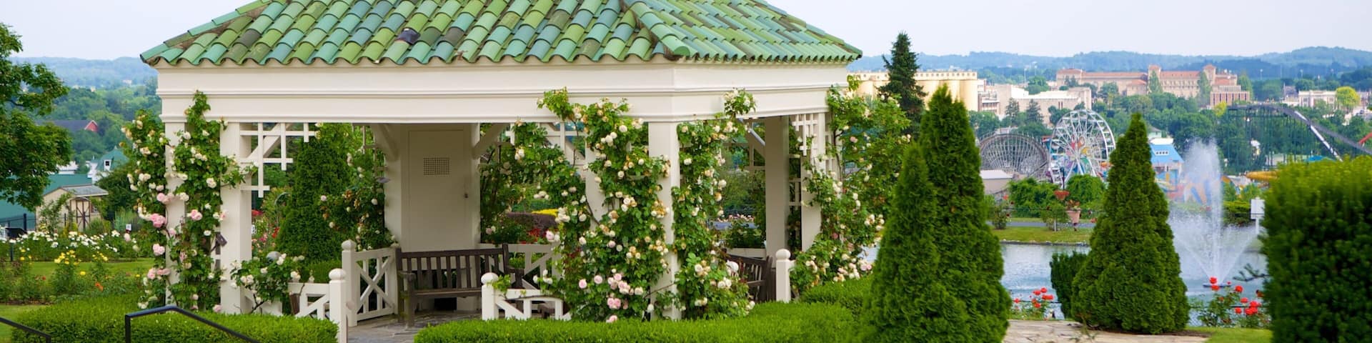 Hershey Gardens featuring a park