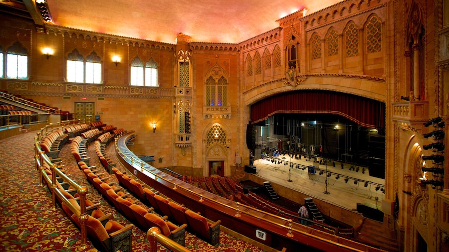 Hershey Theater featuring theater scenes and interior views
