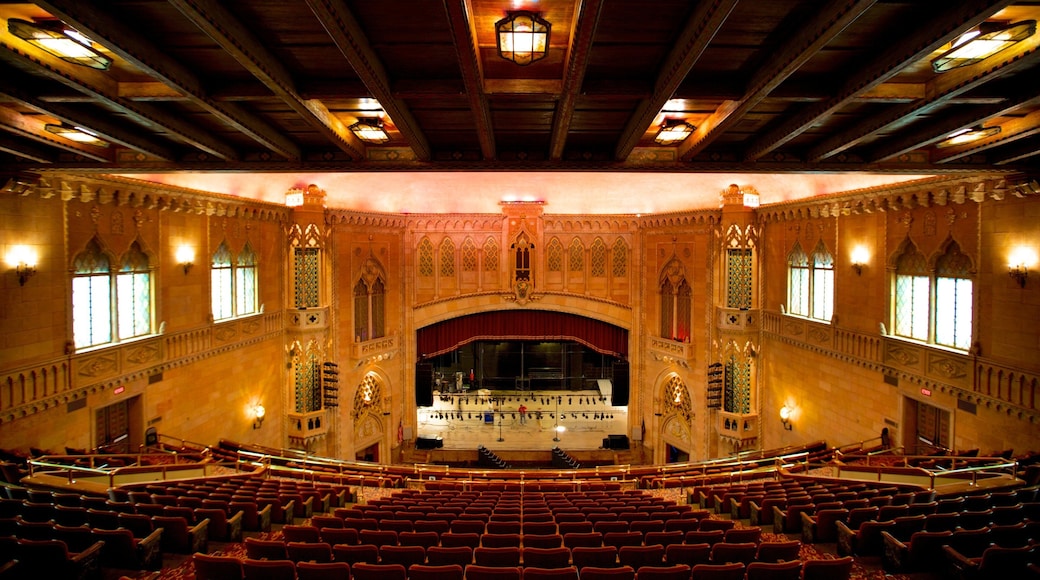 Hershey Theatre showing interior views and theater scenes