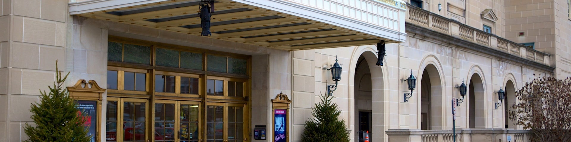 Hershey Theater which includes street scenes and theater scenes