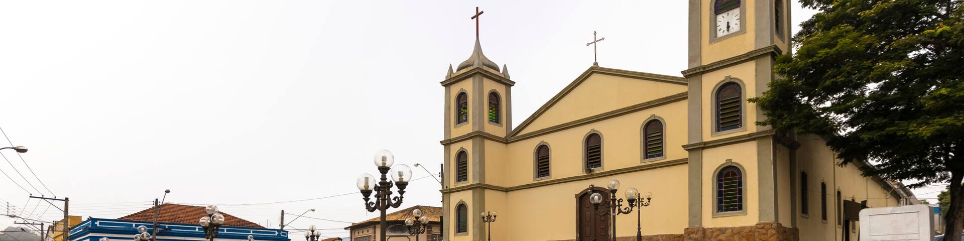 Mother Church of Nossa Senhora da Piedade, Cabreuva, Sao Paulo, Brazil