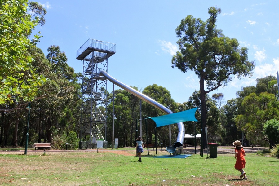 Manjimup slide the tallest playground slide in the Southern Hemisphere
