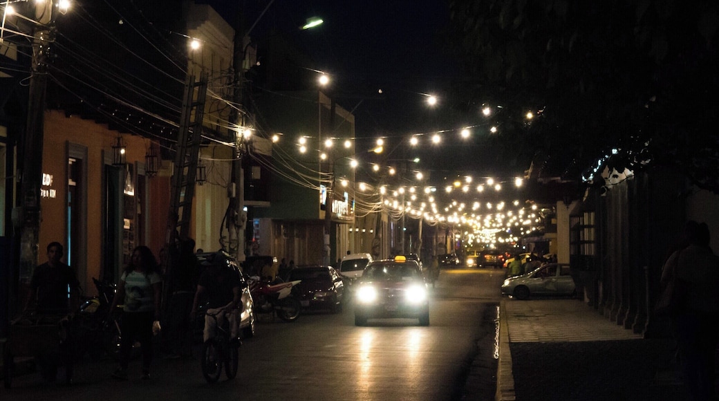 The streets of Masaya after the sun goes down.
http://www.divebuddies4life.com/feeling-the-heat-in-masaya/