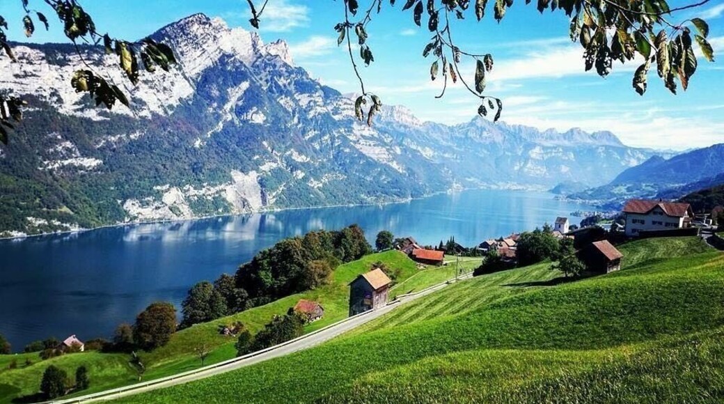 Gorgeous day for a hike, loved every minute! Lake Walensee is absolutely stunning! #adventure #adventurephotocontest