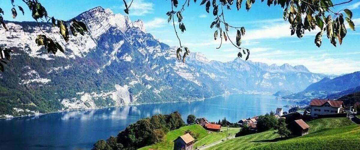 Gorgeous day for a hike, loved every minute! Lake Walensee is absolutely stunning! #adventure #adventurephotocontest