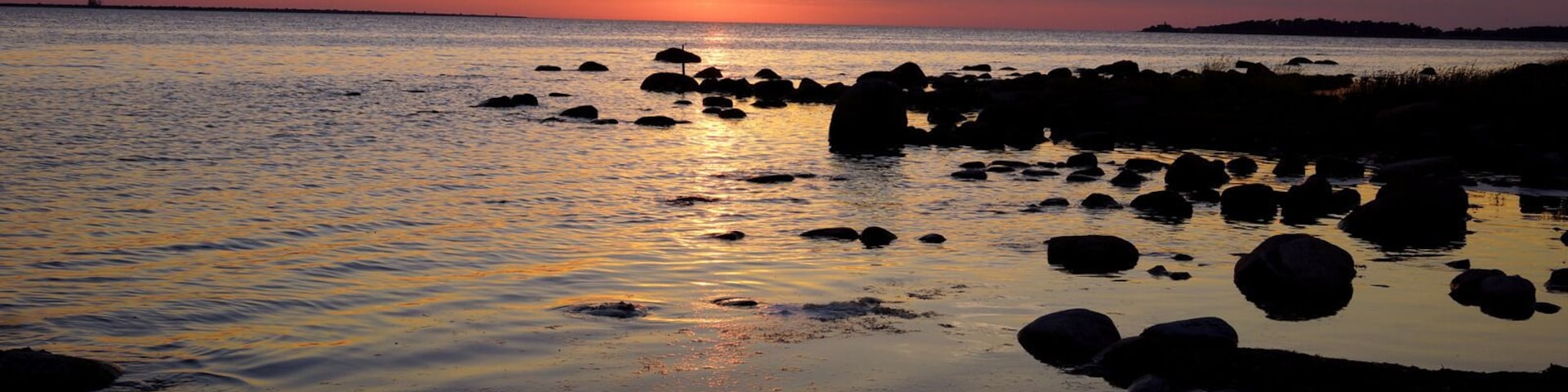 Klintehamn -  Gotland.
You can reach island Stora Karlsö using the daily ferry from Klintehamn Harbour. On the island you will find a youth hostel and a café. The islands are famous for its bird cliffs of nesting razorbills and guillemots.