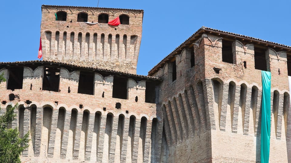 Castle of Montechiarugolo. Emilia-Romagna. Italy.