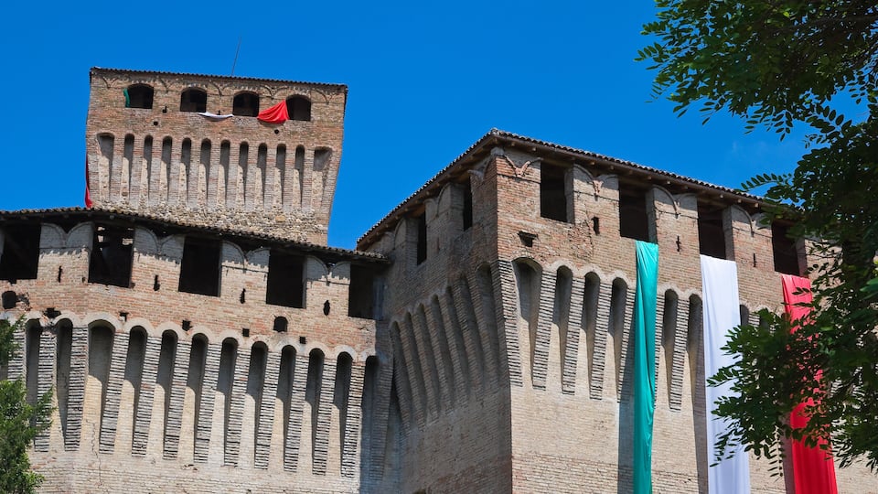 Castle of Montechiarugolo. Emilia-Romagna. Italy.