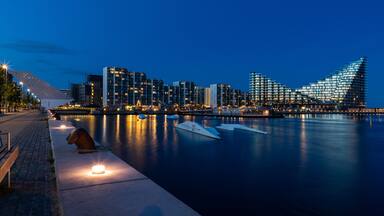 Aarhus Ø by night