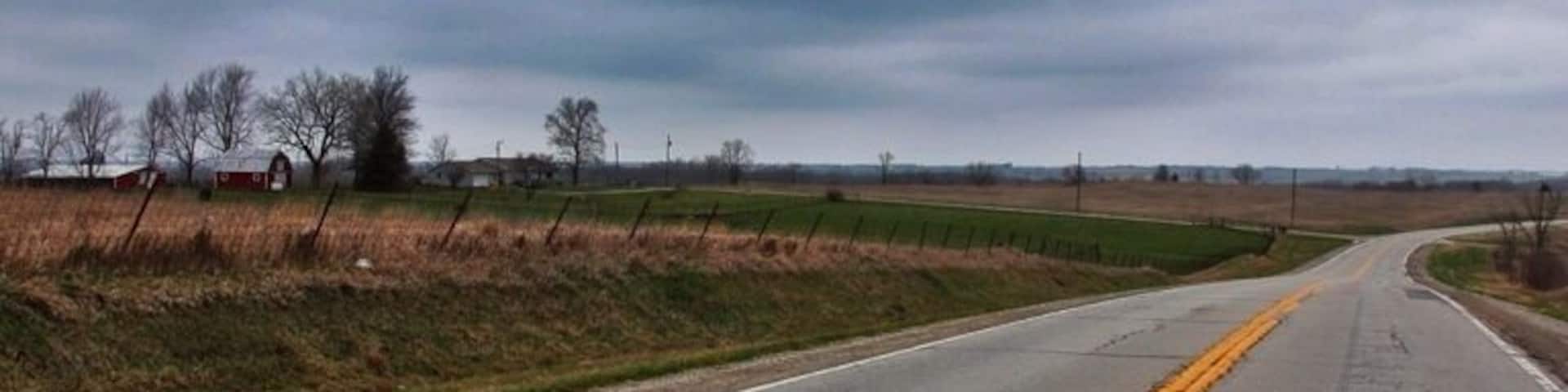 People say that Mid America is the most boring to drive through. I half heatedly disagree. Driving expressway, your right, but, get off the freeway, take a highway. It becomes one of the best places to drive. Big fields, old farms, old houses, Amish, green fields, and fences. New things every half mile. I was fascinated how driving through the same thing, farms, could still be new and interesting for hours. Best part...you can average 65 😉 or better. Only 10 miles below expressway speeds. So get off the expressway, find a parallel highway and enjoy rural America.